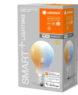 LED žárovky OSRAM LEDVANCE SMART+ WiFi A60 TW 6W 827 230V GL FR E27 4058075619036