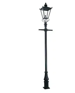 Pouliční osvětlení Elstead Pouliční svítilna Wilmslow, černá, 1 zdroj, 330 cm