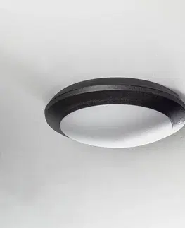 Stropní svítidla s čidlem pohybu Fumagalli LED stropní světlo Umberta, senzor, černé, CCT