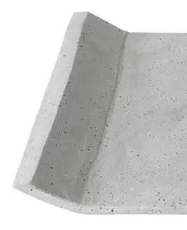 Podnosy a tácy Dekorační odkládací tác, betonový, velký, světle šedý BLOMUS