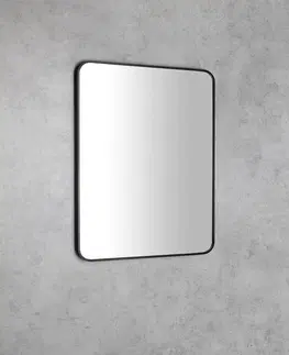 Koupelnová zrcadla SAPHO CONA zrcadlo v rámu 60x80cm, černá NC260