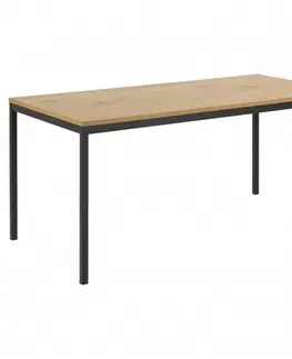 Jídelní stoly Actona Jídelní stůl Seaford 160x80x74 cm hnědý