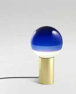 Stolní lampy Marset MARSET Dipping Light S stolní lampa modrá/mosaz