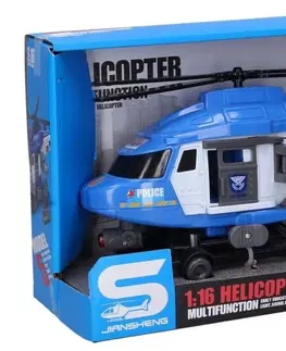 Hračky WIKY - Vrtulník policejní s efekty 29cm
