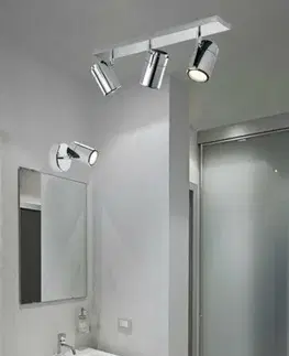 Moderní bodová svítidla Koupelnové stropní bodové přisazené svítidlo AZzardo Noemie 1 AZ1310 GU10 1x35W IP44 chromové