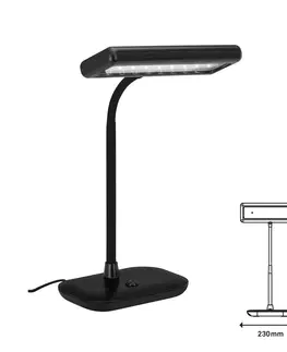 Stolní lampy kancelářské Briloner LED stolní lampa 7488-015 černá 6 500K