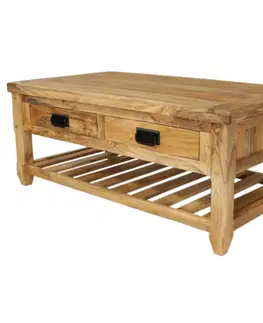 Konferenční stolky Konferenční stolek Devi 110x45x60 z mangového dřeva