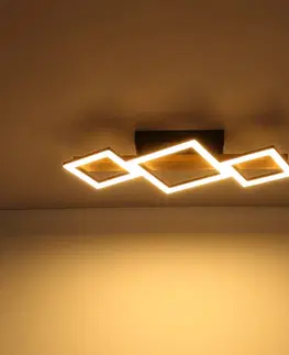 Stropní svítidla Globo LED stropní světlo Dustin, tři zdroje