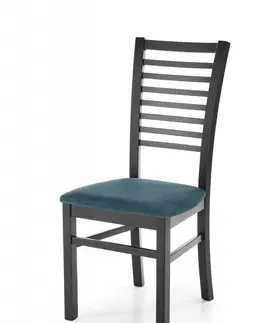 Židle Jídelní židle GERARD 6 Halmar Tmavě zelená