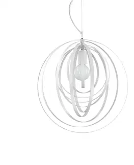 Designová závěsná svítidla Ideal Lux DISCO SP1 BIANCO 103723