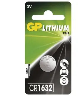 Jednorázové baterie GP Batteries GP Lithiová knoflíková baterie GP CR1632, blistr 1042163221