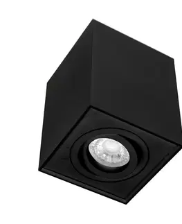 Moderní bodová svítidla CENTURY ESSENZA nastavitelné přisazené svítidlo SQ GU10 černá
