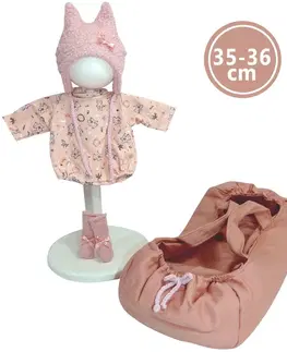Hračky panenky LLORENS - M635-72 obleček pro panenku miminko NEW BORN velikosti 35-36 cm