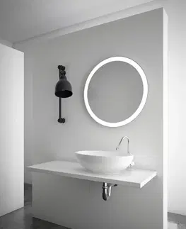 Koupelnová zrcadla HOPA Zrcadlo s LED osvětlením BRILON Průměr 70 cm OLNZBRIL70