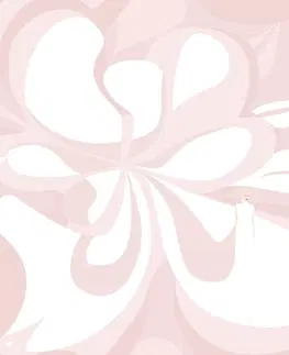 Samolepící tapety Samolepící tapeta ženská abstrakce v růžovém