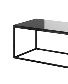 Konferenční stolky DEJEON konferenční stolek, černá/černé sklo