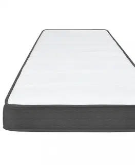 Postele Boxspringová postel tmavě šedá Dekorhome 140 x 200 cm