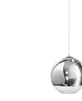 Designová závěsná svítidla AZzardo SILVER BALL závěsné svítidlo 1x E27 60W bez zdroje 35cm IP20, chromové