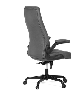 Kancelářské židle Kancelářská židle LILIPUTANA, šedá ekokůže