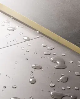 Sprchové kouty REA Spádová lišta pravá, 120cm zlatá  REA-K3205