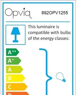 Svítidla Opviq Nástěnná lampa Profil IV krémová/černá