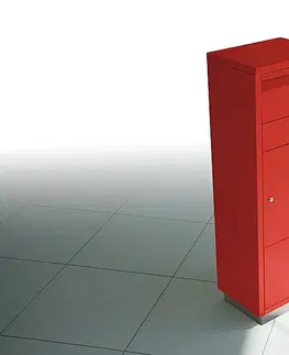 Poštovní schránky Radius design cologne Schránka na dopisy RADIUS DESIGN (LETTERMANN standing ovation 2 red 601R) červená