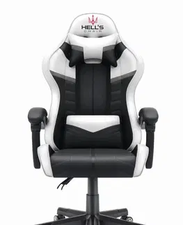 Herní křesla Herní židle HC-1004 černobílá