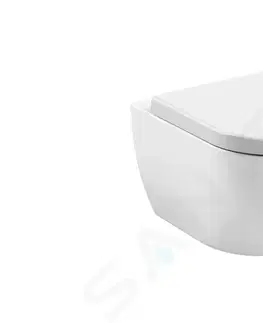 Záchody RAVAK Chrome Závěsné WC Uni Rim, bílá X01516