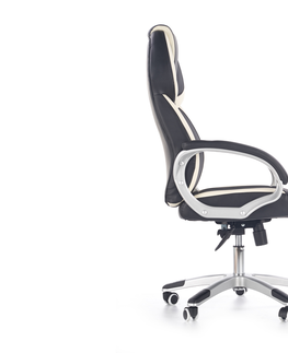 Kancelářské židle Kancelářské křeslo TAKENO, černo-bílá