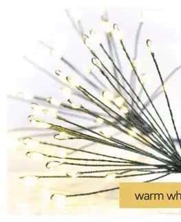 Vánoční řetězy a lamety EMOS Světelný LED řetěz Nano 2,35 m s časovačem teplá bílá II