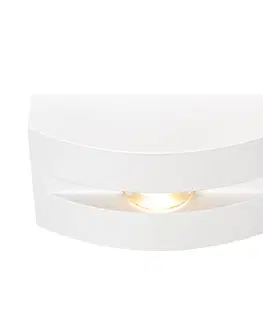 LED venkovní nástěnná svítidla SLV BIG WHITE OUT-BEAM FRAME CW venkovní LED nástěnné a stropní přisazené svítidlo bílé 3000 K 1003519