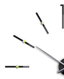 Nalepovací hodiny ModernClock 3D nalepovací hodiny Sofia černé