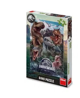 Hračky puzzle DINO - Jurský Svět 500 Puzzle