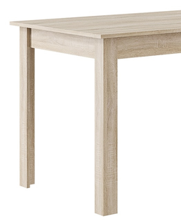 Jídelní stoly Jídelní stůl MEPHIT 110x80 cm, dub sonoma Z EXPOZICE PRODEJNY, II. jakost