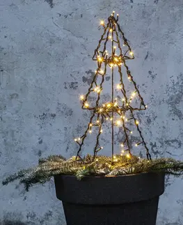 Vánoční venkovní dekorace STAR TRADING LED venkovní dekorace Light Tree Foldy, výška 50 cm