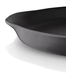 Talíře EVA SOLO Jídelní talíř se zaoblenými kraji 25 cm Nordic černý