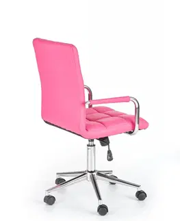 Dětské stoly a židle Dětská židle GONZO 2 Halmar Růžová