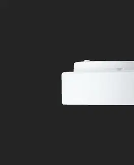 Klasická nástěnná svítidla OSMONT 71185 ELSA 1 stropní/nástěnné skleněné svítidlo bílá IP44 3000/4000 K 9W LED DALI