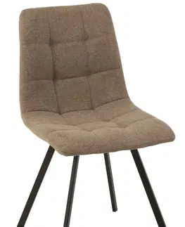 Jídelní stoly Béžová jídelní židle Chair Babette Beige - 55*47*82cm J-Line by Jolipa 15470