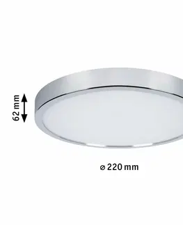 LED stropní svítidla PAULMANN LED Panel Aviar IP44 WhiteSwitch kruhové 360 24W 2.700K chrom 789.27