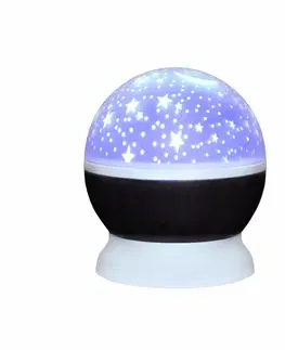 LED a LASER projektory Solight LED vánoční projekční koule, multicolor, 9 režimů, otáčení, USB, 4x AAA 1V220