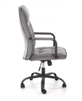 Kancelářské židle HALMAR Kancelářské křeslo Poleen šedé