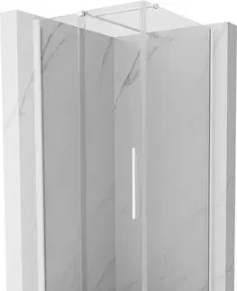 Sprchové kouty MEXEN/S Velar sprchový kout 110 x 110, transparent, bílá 871-110-110-01-20