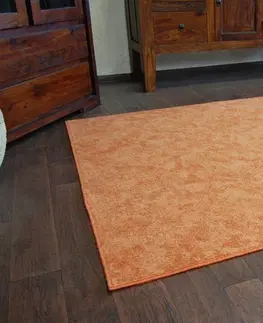 Koberce a koberečky Dywany Lusczow Kusový koberec SERENADE Hagy oranžový, velikost 100x250