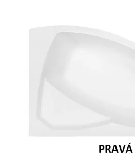 Vany HOPA Asymetrická vana RIMA Nožičky k vaně Bez nožiček, Rozměr vany 150 × 95 cm, Způsob provedení Pravé VANRIM150P