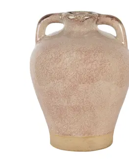 Dekorativní vázy Starorůžová antická váza Antik - Ø 19*25 cm Clayre & Eef 6CE1266M