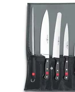 Kuchyňské nože Wüsthof Kuchařská taška rolovací s vybavením 6 ks 9788