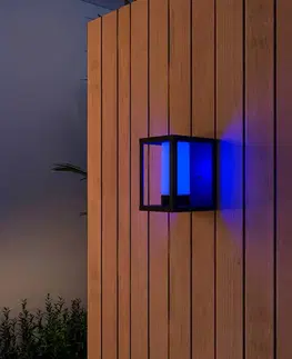 Inteligentní venkovní nástěnná svítidla Calex Calex Smart Outdoor Lantern nástěnné CCT RGB