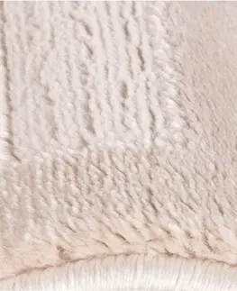 Hladce tkaný koberce Dizajnový Koberec Sahara Nízky Vlas, 120x170cm - Béžový
