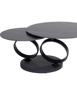 Konferenční stolky KARE Design Konferenční stolek Beverly - černý, 133x80cm